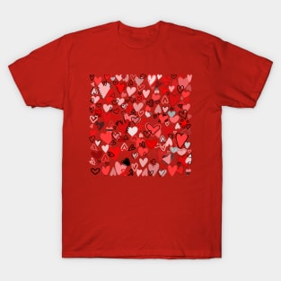 RED HEARTS T-Shirt